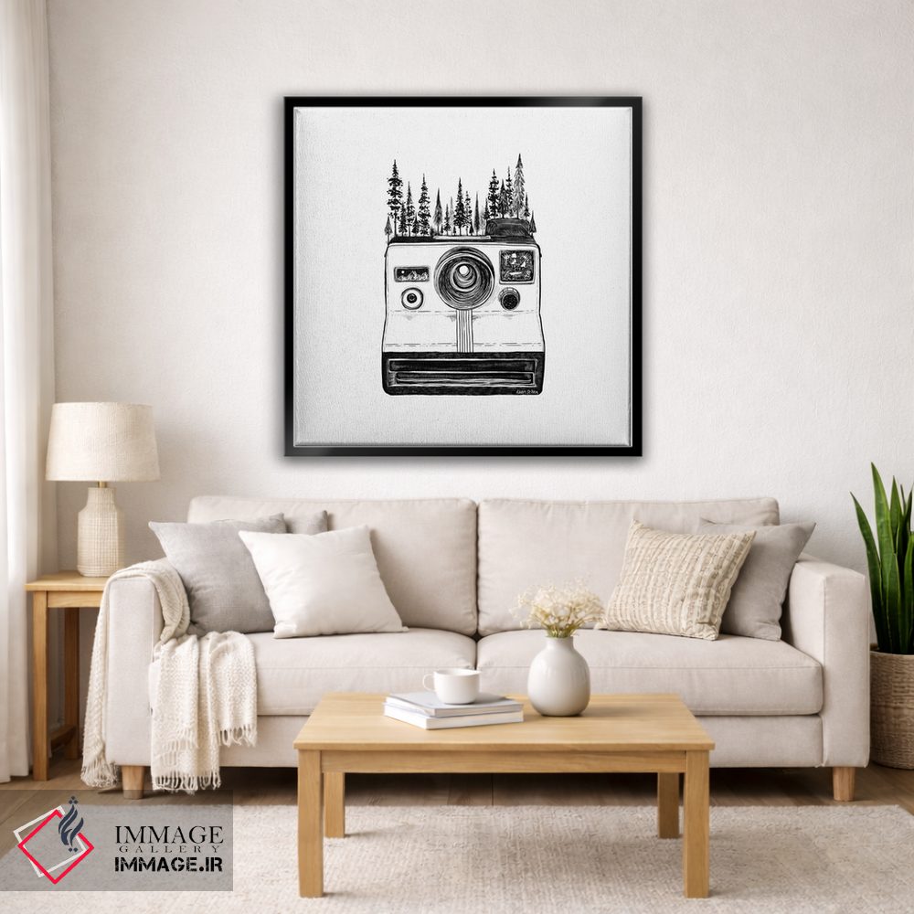 تابلو دکوراتیو پولاروید ۱ اثر کاری سلون - D3B