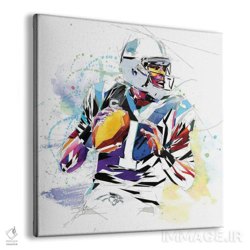 تابلو دکوراتیو کم نیوتون اثر کاتیا اسکای - نمای پرسپکتیو محصول