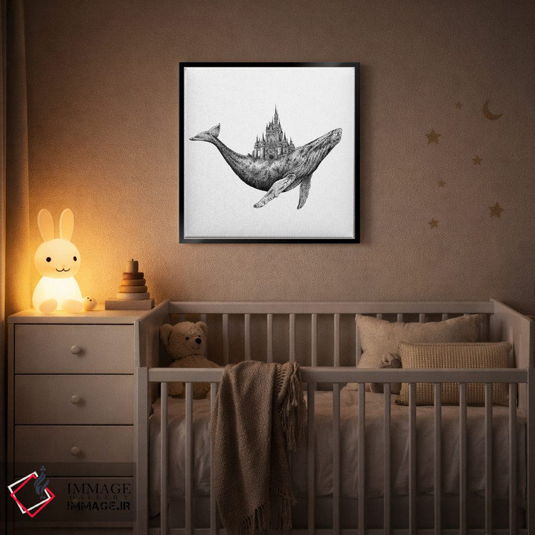 تابلو دکوراتیو قلعه نهنگ اثر کاری سلون - D4B