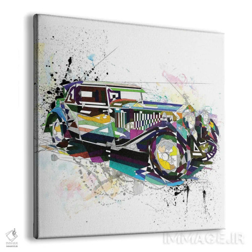 تابلو دکوراتیو رولز رویس اثر کاتیا اسکای - نمای پرسپکتیو محصول