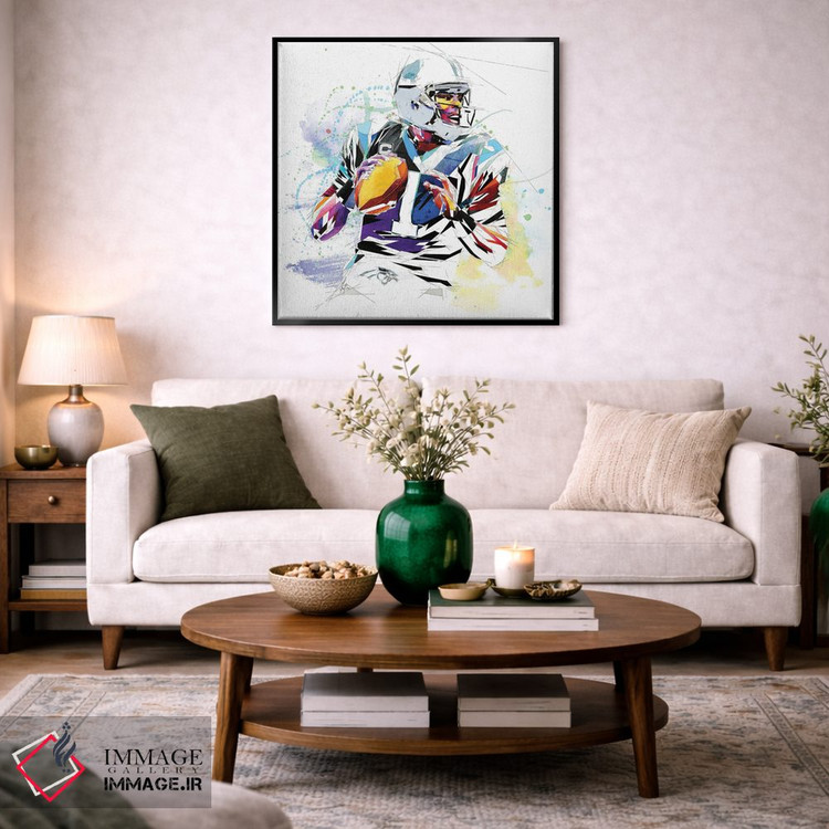 تابلو دکوراتیو کم نیوتون اثر کاتیا اسکای - D3B