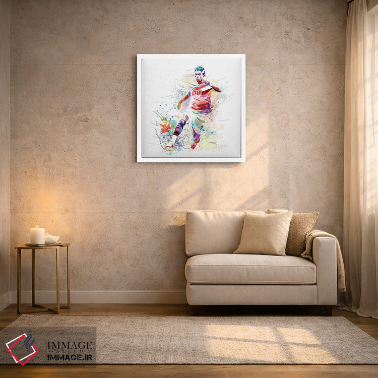 تابلو دکوراتیو کریستیانو رونالدو اثر کاتیا اسکای - D1W