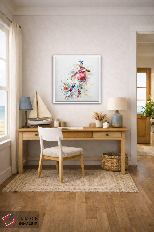تابلو دکوراتیو کریستیانو رونالدو اثر کاتیا اسکای - D3W
