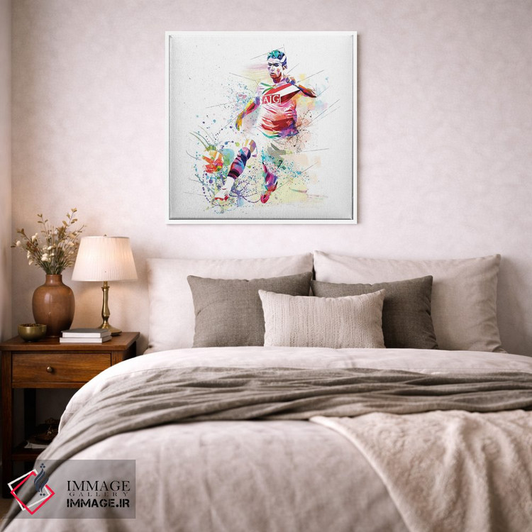 تابلو دکوراتیو کریستیانو رونالدو اثر کاتیا اسکای - D2W