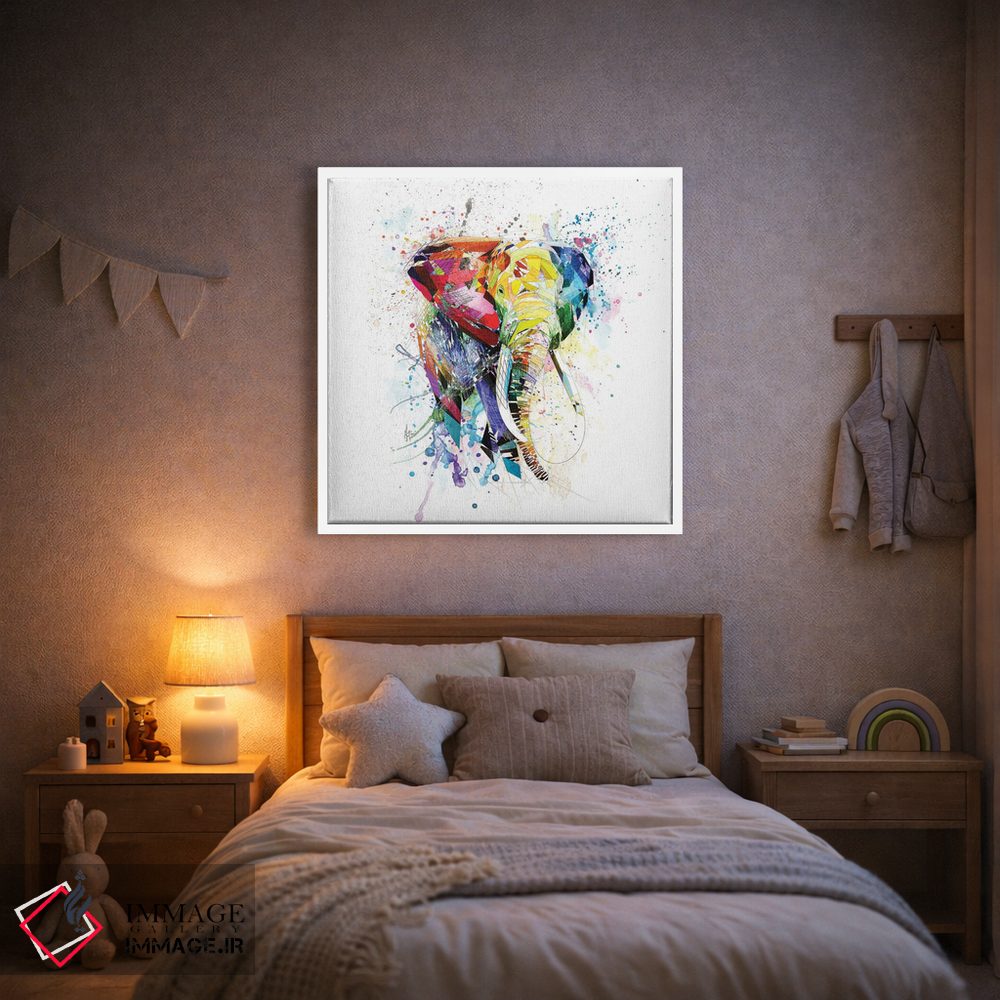 تابلو دکوراتیو فیل اثر کاتیا اسکای - D1W