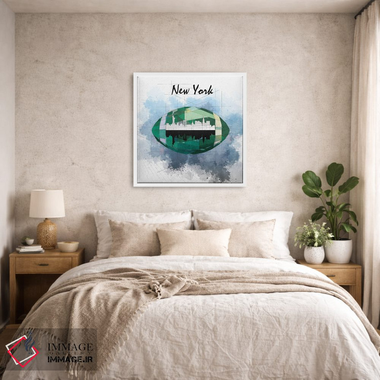 تابلو دکوراتیو نیویورک جتس اثر کاتیا اسکای - D5W