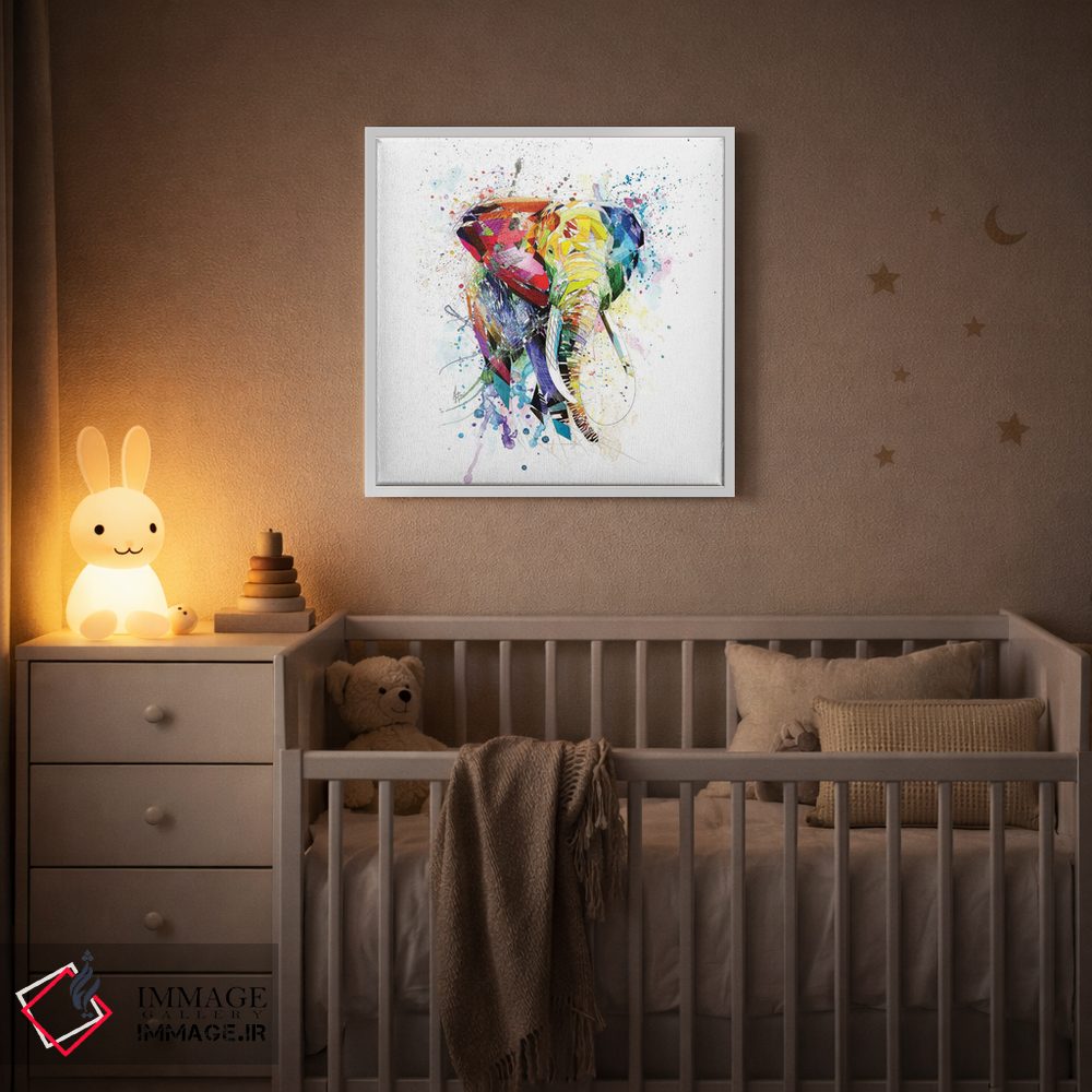 تابلو دکوراتیو فیل اثر کاتیا اسکای - D4W