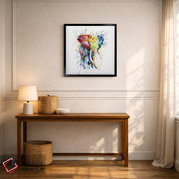 تابلو دکوراتیو فیل اثر کاتیا اسکای - D6B