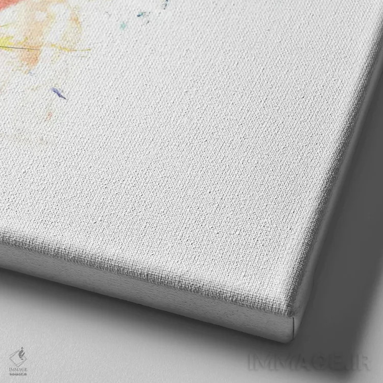 تابلو دکوراتیو سرنا ویلیامز اثر کاتیا اسکای - نمای نزدیک بافت بوم