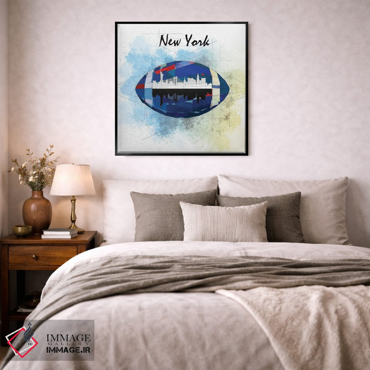 تابلو دکوراتیو نیویورک جاینتس اثر کاتیا اسکای - D2B