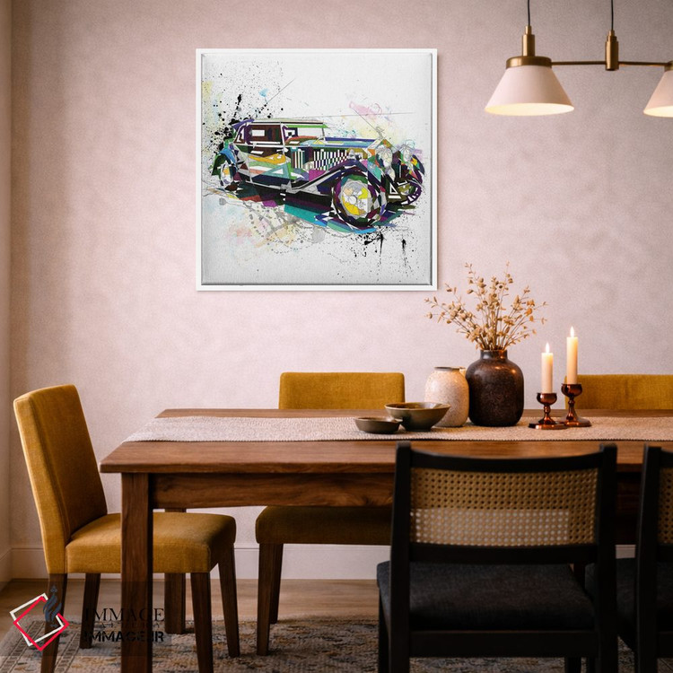 تابلو دکوراتیو رولز رویس اثر کاتیا اسکای - D4W