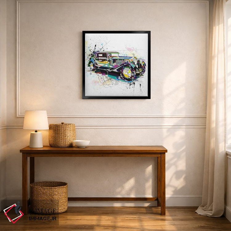 تابلو دکوراتیو رولز رویس اثر کاتیا اسکای - D5B