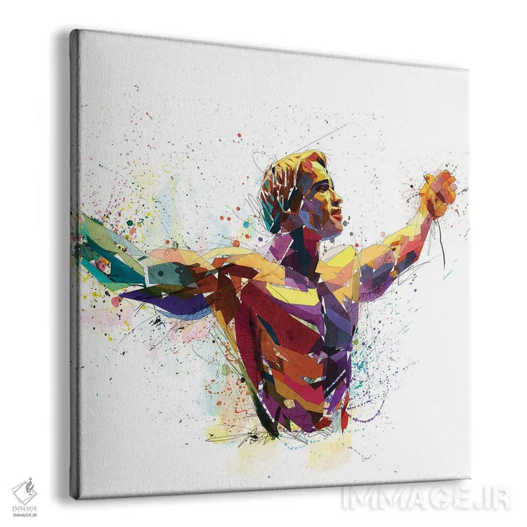 تابلو دکوراتیو آرنولد اثر کاتیا اسکای - نمای پرسپکتیو محصول