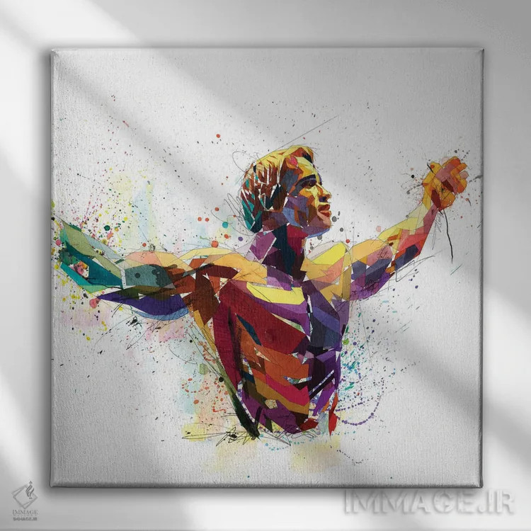 تابلو دکوراتیو آرنولد اثر کاتیا اسکای - نمای روبهرو روی دیوار