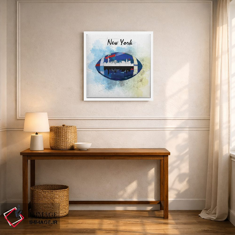 تابلو دکوراتیو نیویورک جاینتس اثر کاتیا اسکای - D6W