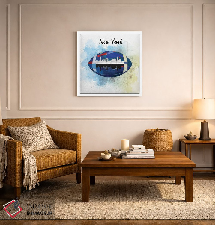 تابلو دکوراتیو نیویورک جاینتس اثر کاتیا اسکای - D5W