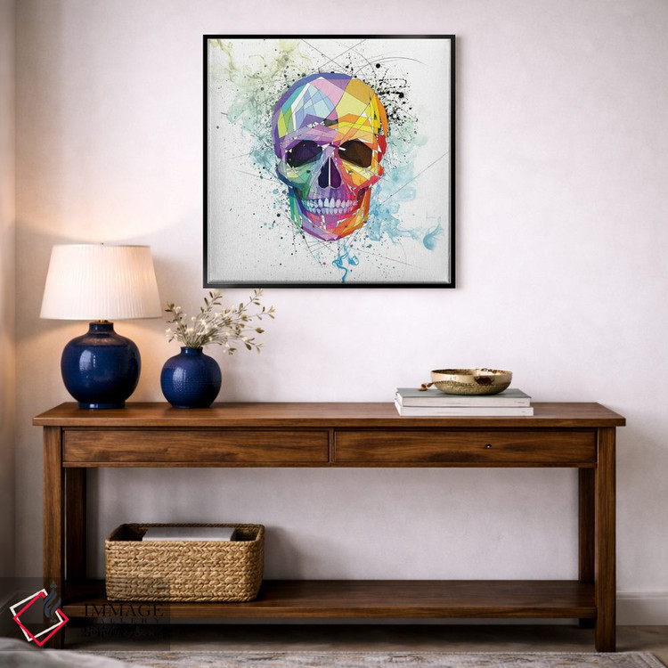 تابلو دکوراتیو جمجمه اثر کاتیا اسکای - D6B