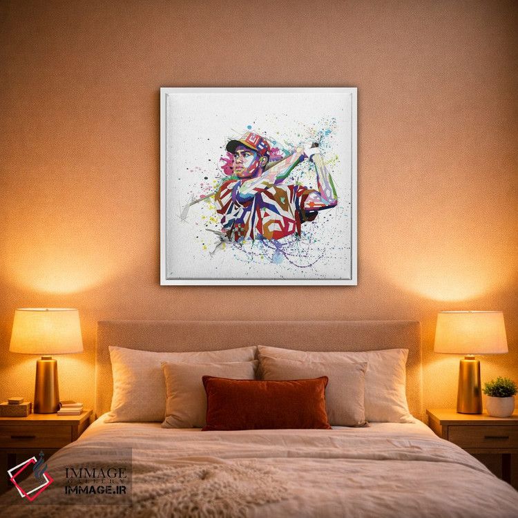 تابلو دکوراتیو تایگر وودز اثر کاتیا اسکای - D1W