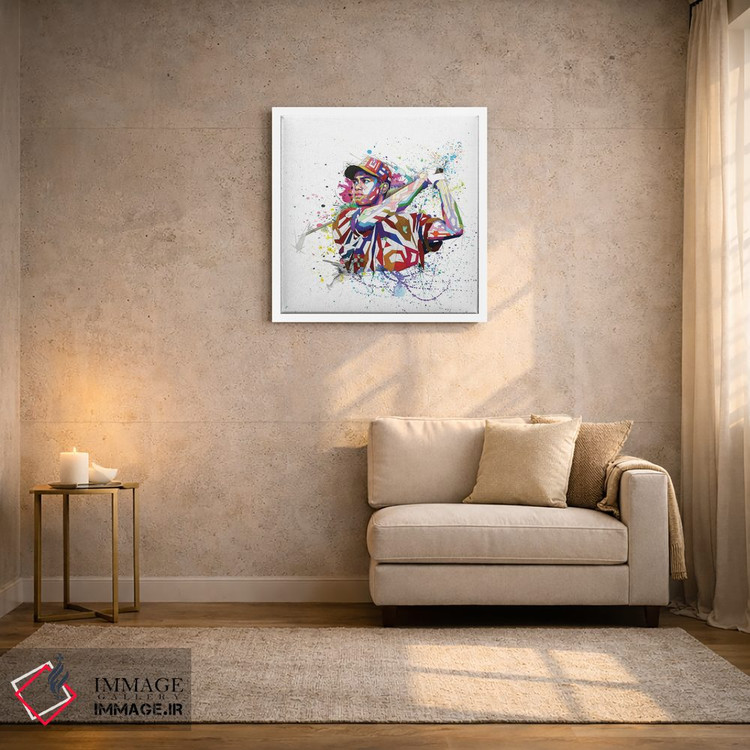 تابلو دکوراتیو تایگر وودز اثر کاتیا اسکای - D2W