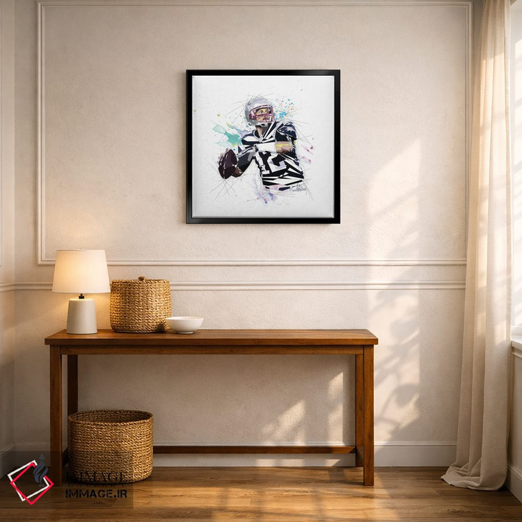 تابلو دکوراتیو تام بردی اثر کاتیا اسکای - D5B