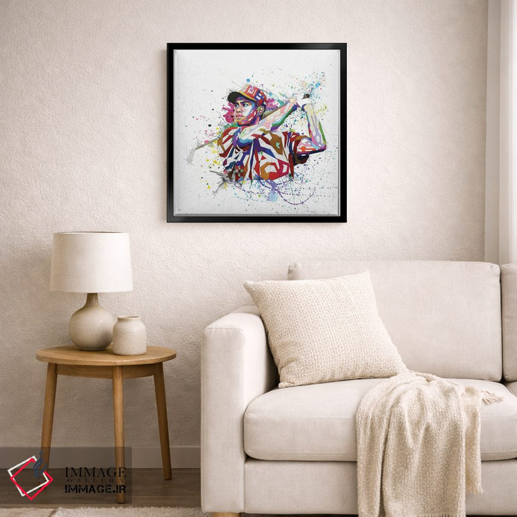 تابلو دکوراتیو تایگر وودز اثر کاتیا اسکای - D6B