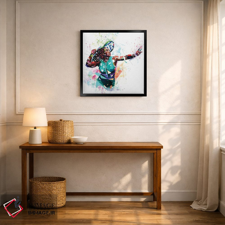 تابلو دکوراتیو سرنا ویلیامز اثر کاتیا اسکای - D6B