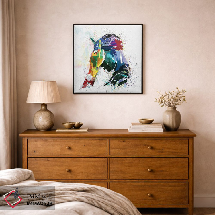 تابلو دکوراتیو انگشت وسط اثر کاتیا اسکای - D1B