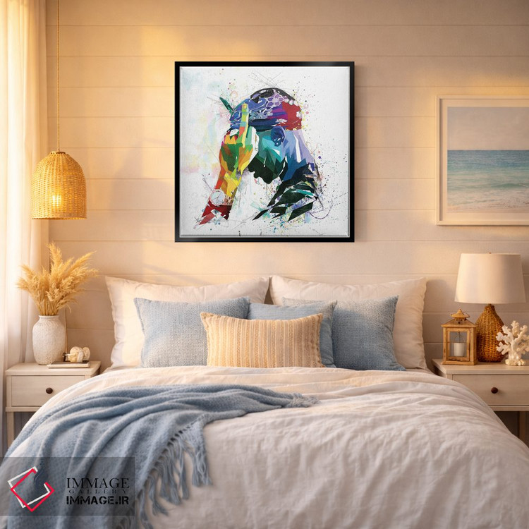 تابلو دکوراتیو انگشت وسط اثر کاتیا اسکای - D4B