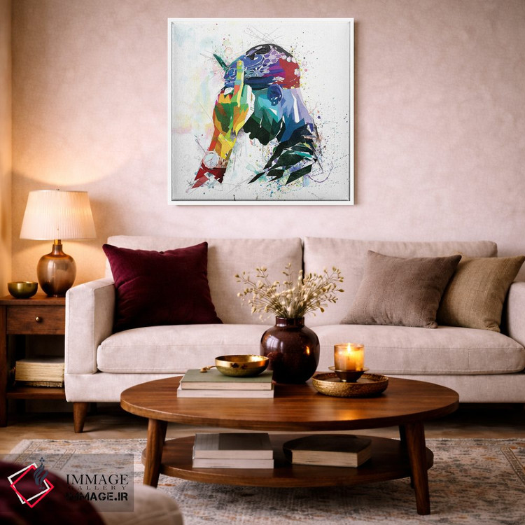 تابلو دکوراتیو انگشت وسط اثر کاتیا اسکای - D3W