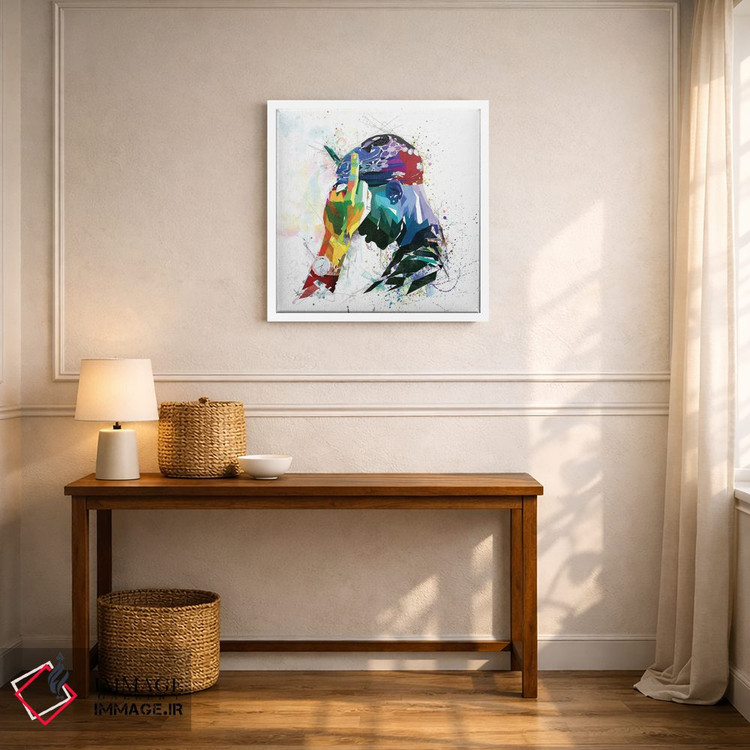 تابلو دکوراتیو انگشت وسط اثر کاتیا اسکای - D6W