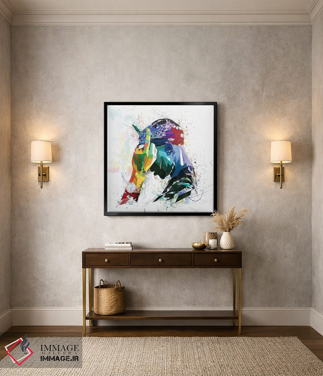 تابلو دکوراتیو انگشت وسط اثر کاتیا اسکای - D5B