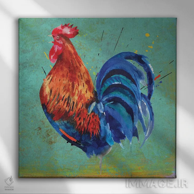 تابلو دکوراتیو جوجه شیک ۲ اثر کارن اسمیت - نمای روبهرو روی دیوار