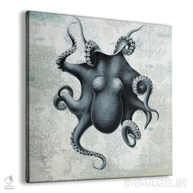 تابلو مینیمال اقیانوسیا II اثر کارن اسمیت - نمای پرسپکتیو محصول