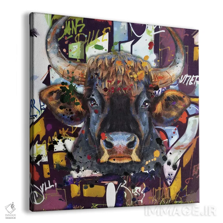 تابلو دکوراتیو قلدر اثر کارن اسمیت - نمای پرسپکتیو محصول