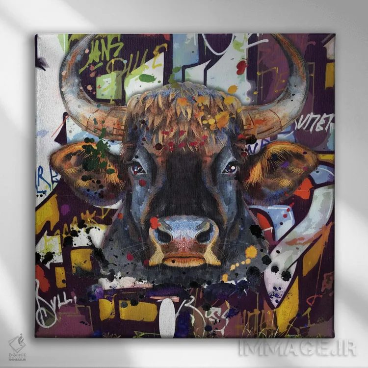 تابلو دکوراتیو قلدر اثر کارن اسمیت - نمای روبهرو روی دیوار