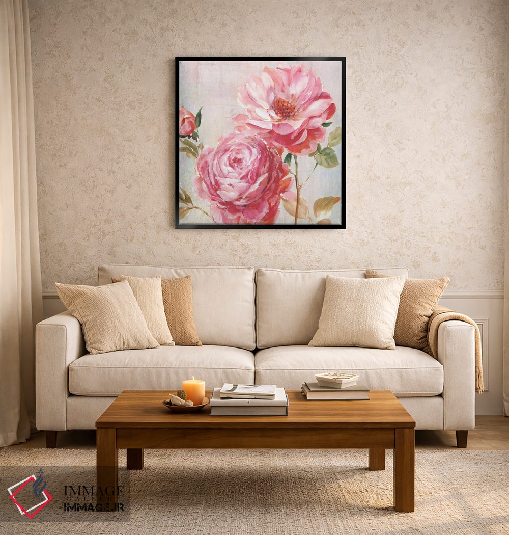 تابلو دکوراتیو نقاشی گلبرگ ۲ اثر کارن اسمیت - D3B