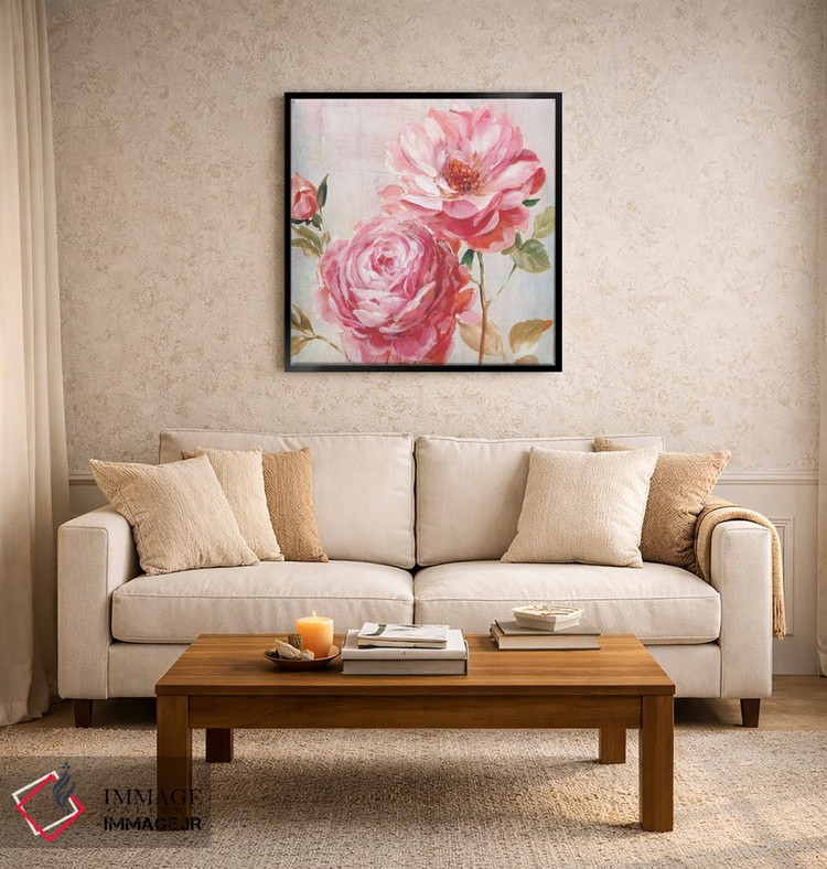 تابلو دکوراتیو نقاشی گلبرگ ۲ اثر کارن اسمیت - D3B