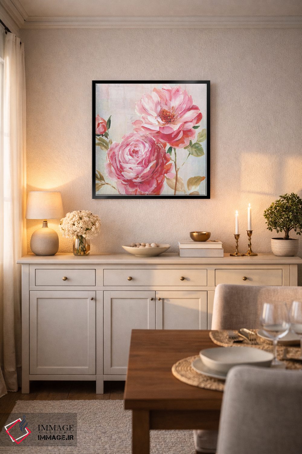 تابلو دکوراتیو نقاشی گلبرگ ۲ اثر کارن اسمیت - D6B