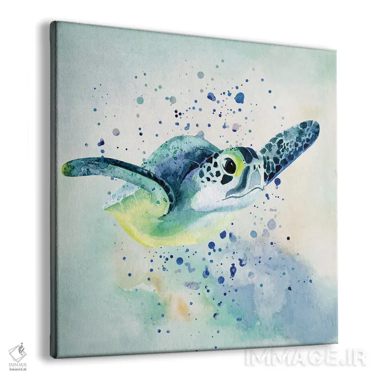 تابلو مینیمال سوار بر موج I اثر کارن اسمیت - نمای پرسپکتیو محصول