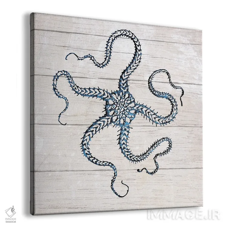 تابلو مینیمال هیولای دریا III اثر کارن اسمیت - نمای پرسپکتیو محصول