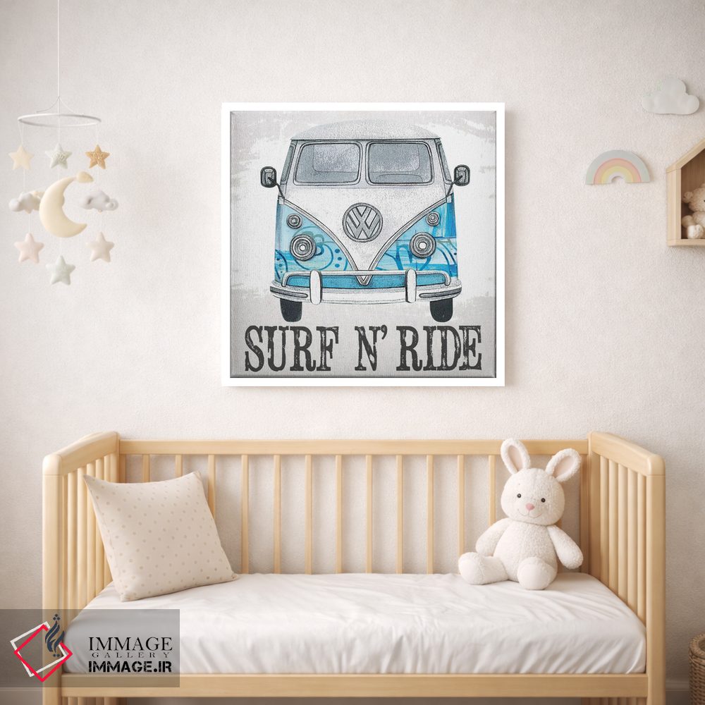 تابلو دکوراتیو موج سواری و سواری اثر کارن اسمیت - D1W