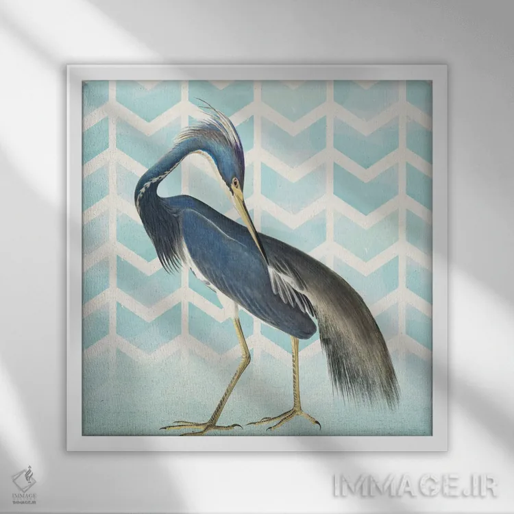 تابلو دکوراتیو غوطه وری II اثر کارن اسمیت - نمای قابدار سفید