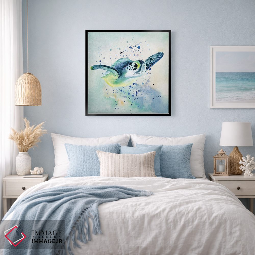 تابلو مینیمال سوار بر موج I اثر کارن اسمیت - D2B