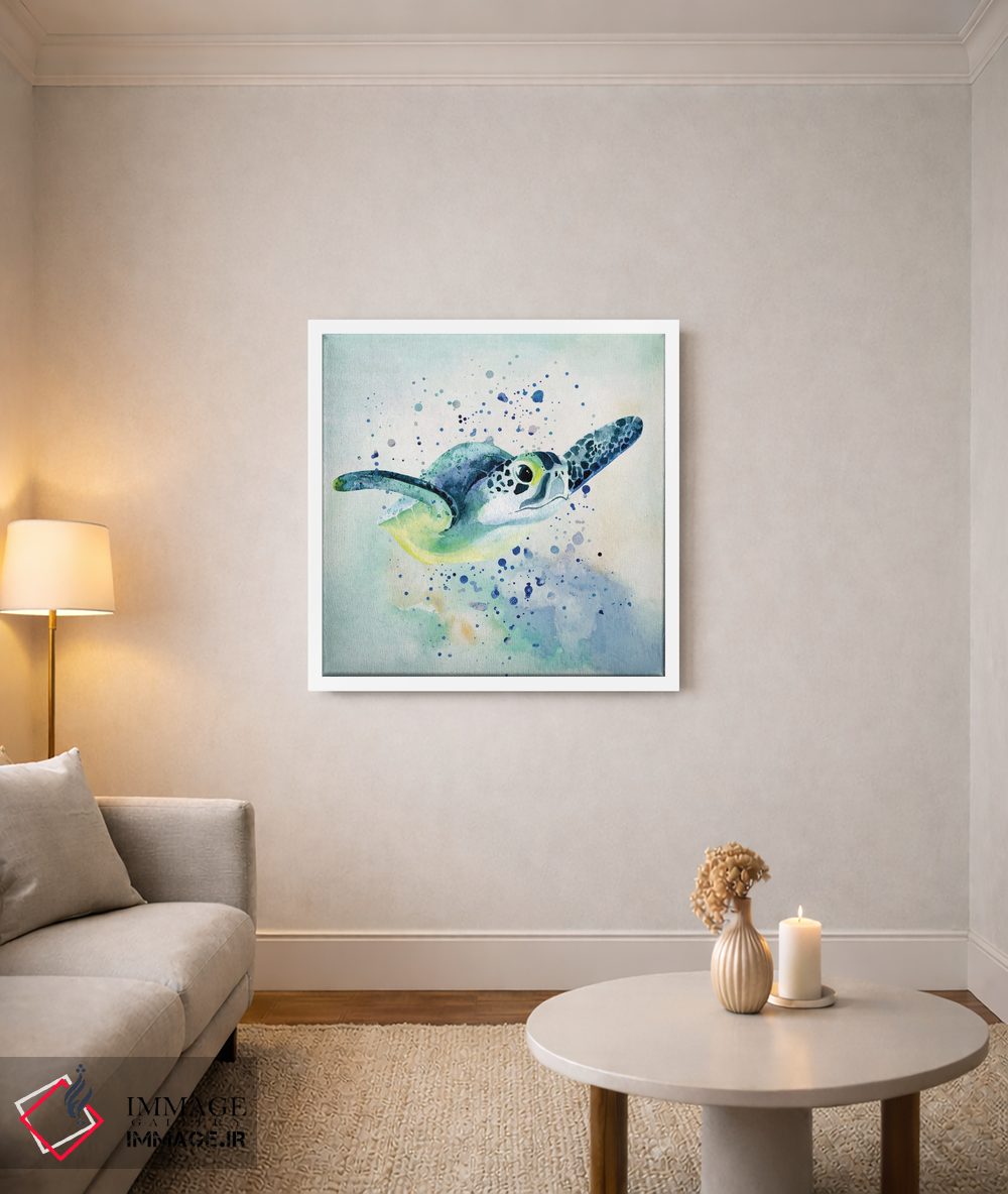 تابلو مینیمال سوار بر موج I اثر کارن اسمیت - D1W