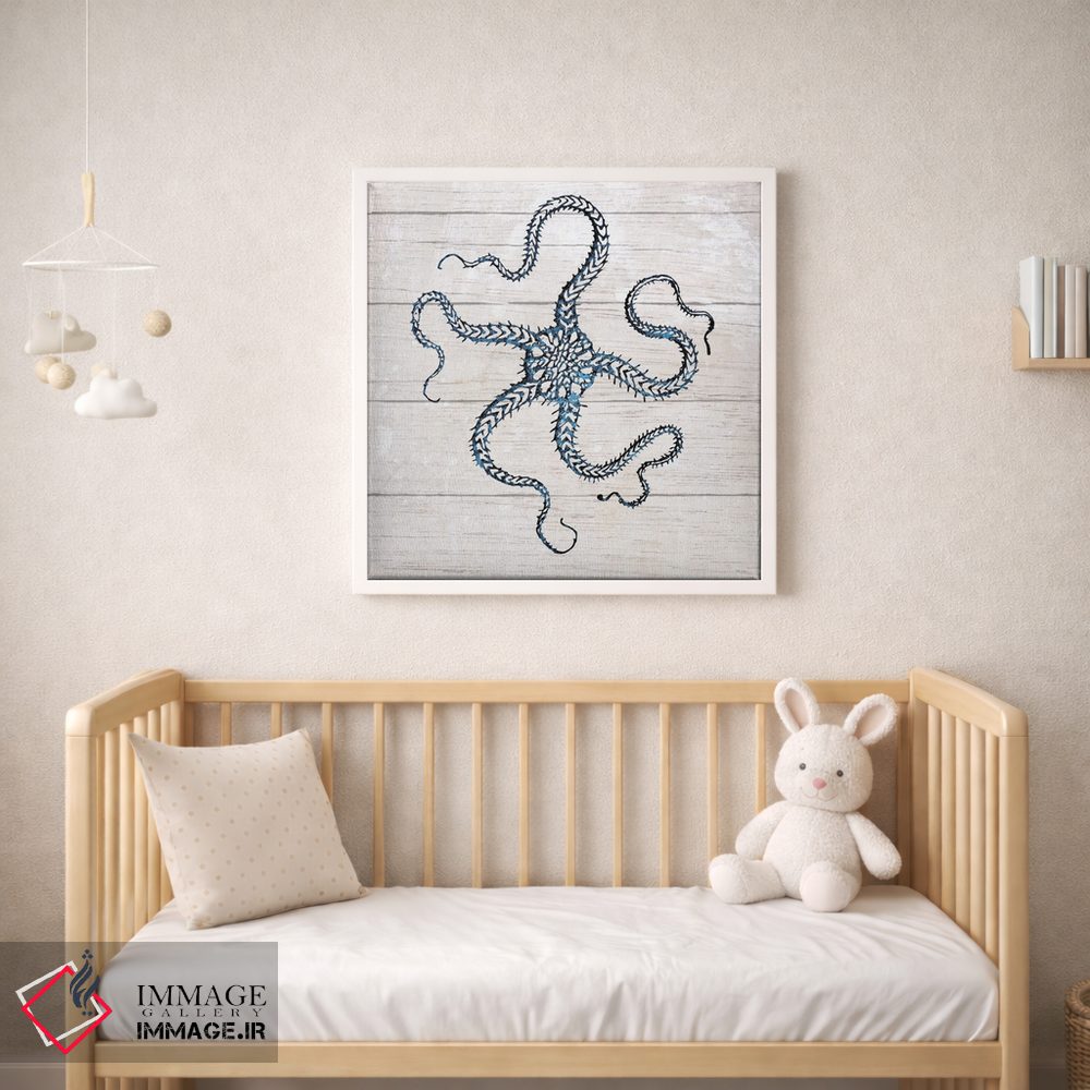 تابلو مینیمال هیولای دریا III اثر کارن اسمیت - D1W