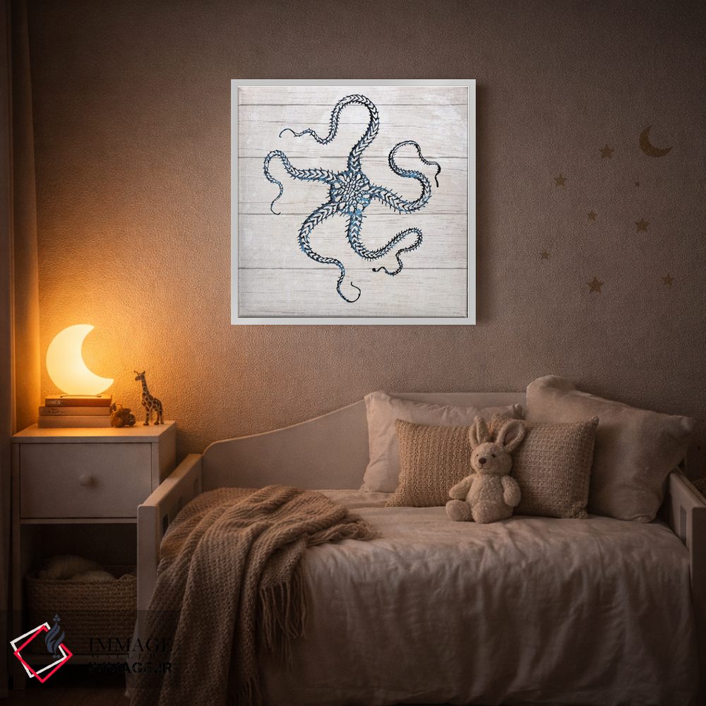 تابلو مینیمال هیولای دریا III اثر کارن اسمیت - D3W