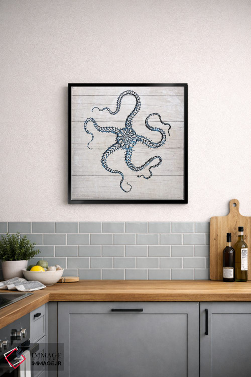 تابلو مینیمال هیولای دریا III اثر کارن اسمیت - D5B