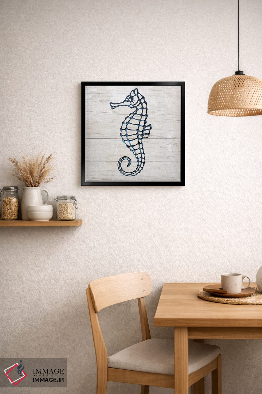 تابلو مینیمال هیولای دریا IV اثر کارن اسمیت - D5B