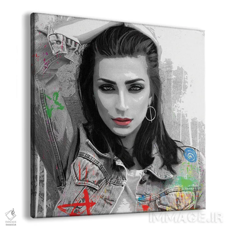 تابلو دکوراتیو بیان I اثر کارن اسمیت - نمای پرسپکتیو محصول