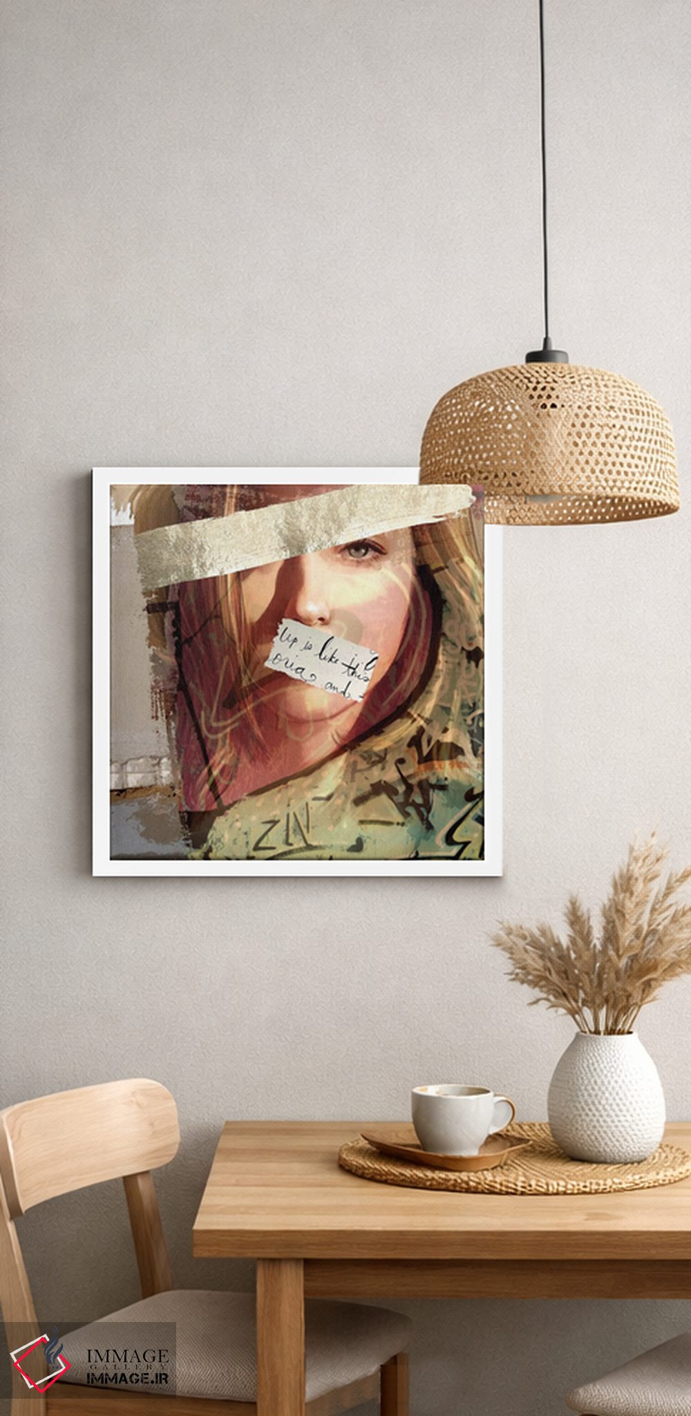 تابلو دکوراتیو نقص دار اثر کارن اسمیت - D2W